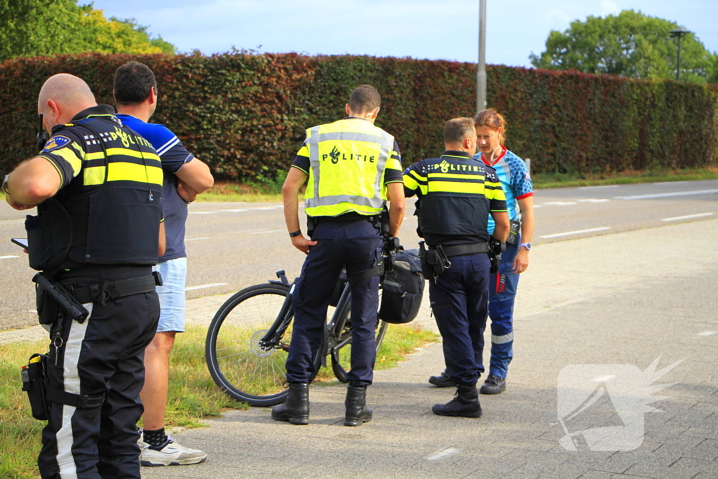 Fietser gewond bij aanrijding met auto