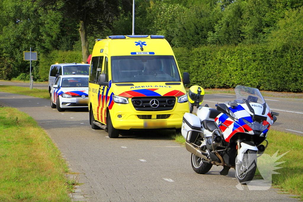 Fietser gewond bij aanrijding met auto