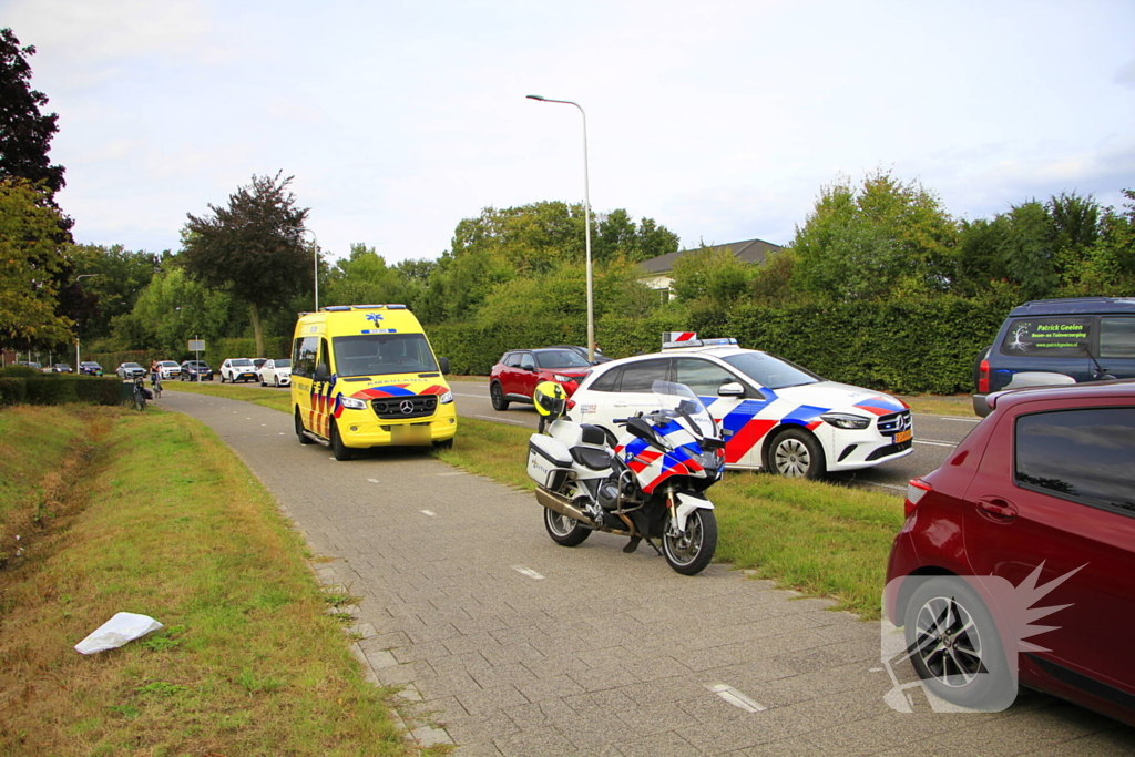 Fietser gewond bij aanrijding met auto