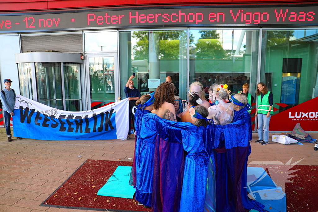 Demonstratie tijdens Wereldhavendagen