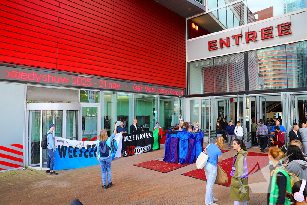 Demonstratie tijdens Wereldhavendagen