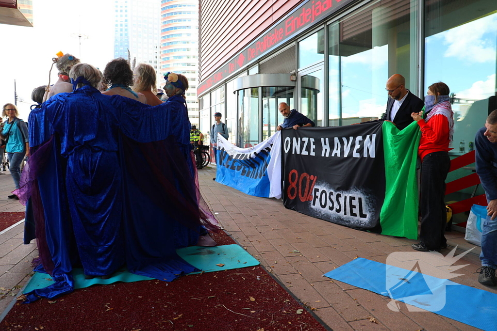 Demonstratie tijdens Wereldhavendagen