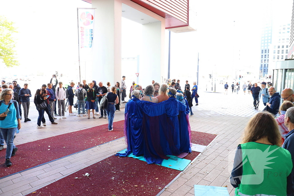 Demonstratie tijdens Wereldhavendagen