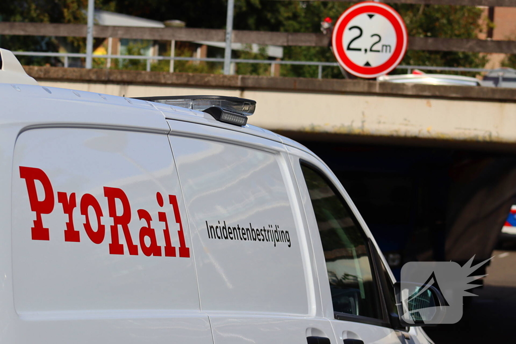 Aanrijding met spoorviaduct