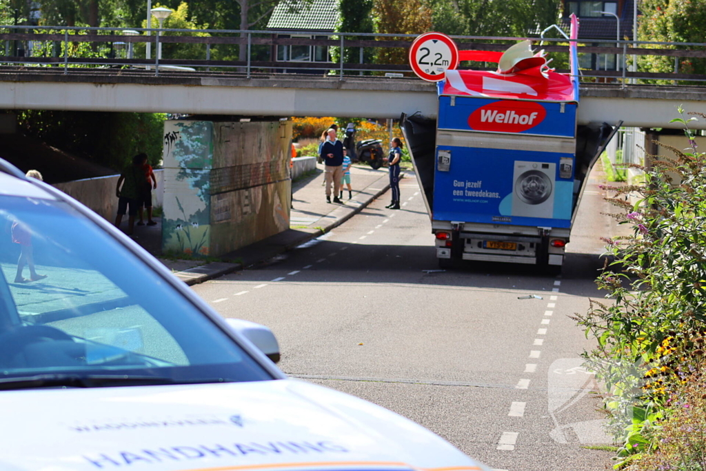 Aanrijding met spoorviaduct