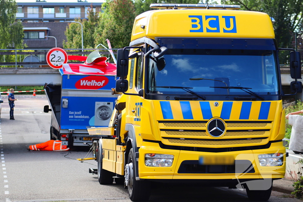 Aanrijding met spoorviaduct