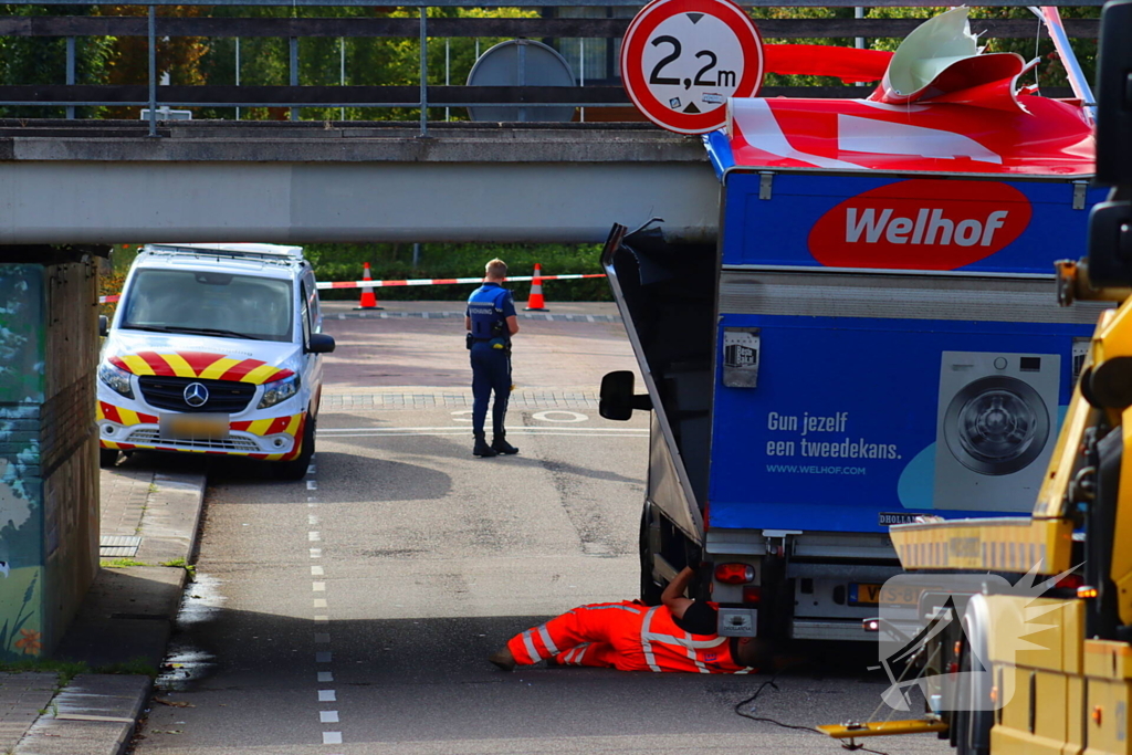 Aanrijding met spoorviaduct