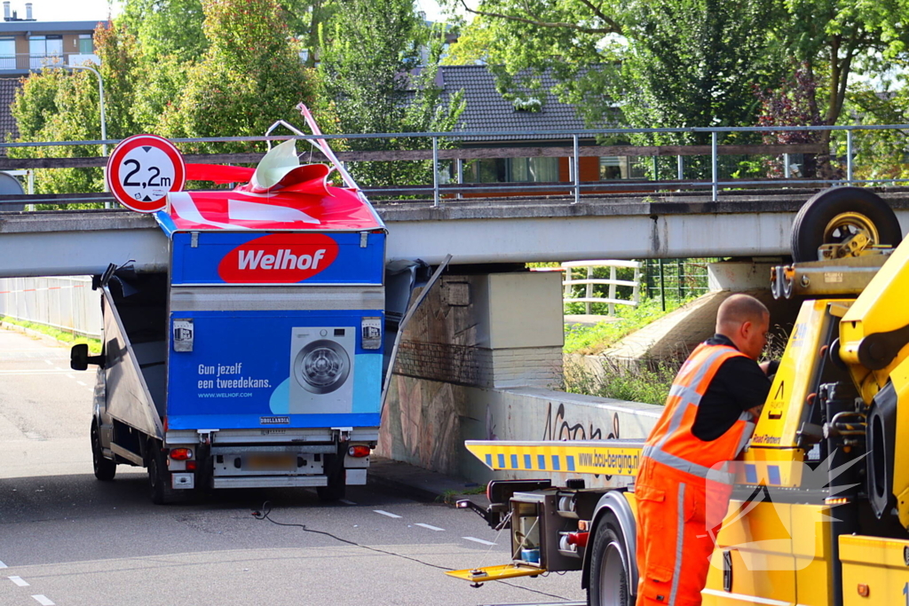 Aanrijding met spoorviaduct