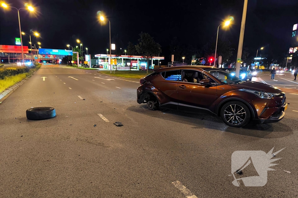 Verkeersongeval leidt tot schade, maar geen gewonden