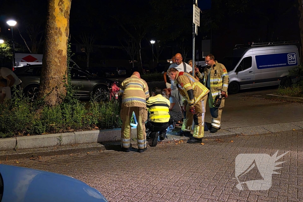 Brandweer redt kind na fietsongeluk