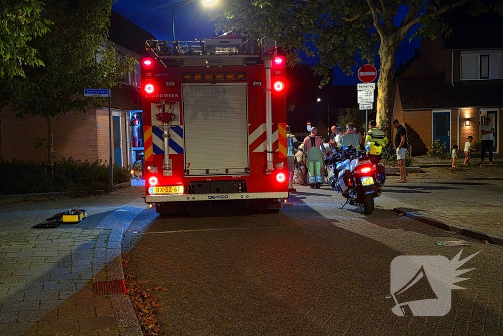 Brandweer redt kind na fietsongeluk