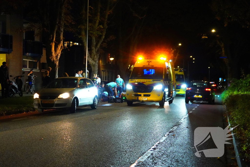 Scooterrijder zwaargewond bij aanrijding