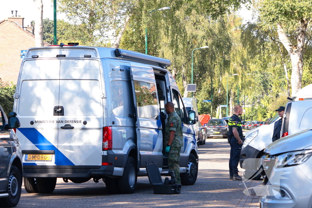 Explosief op straat gedetecteerd