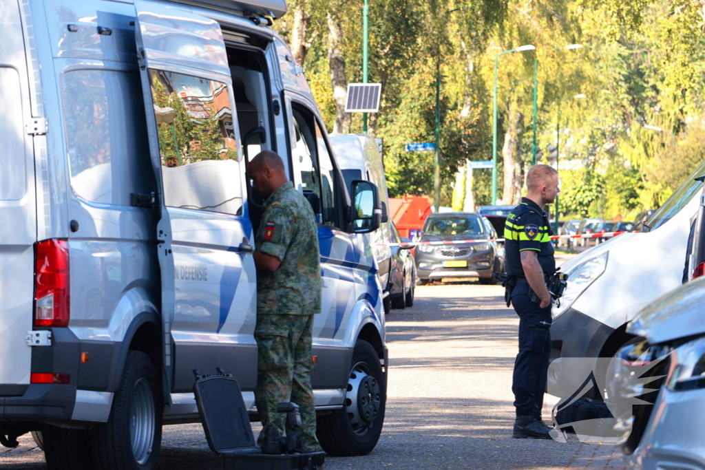 Explosief op straat gedetecteerd