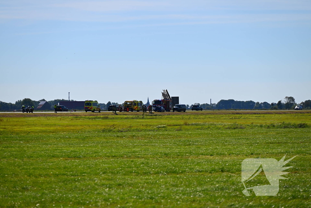 Hulpdiensten snel ter plekke na ongeval
