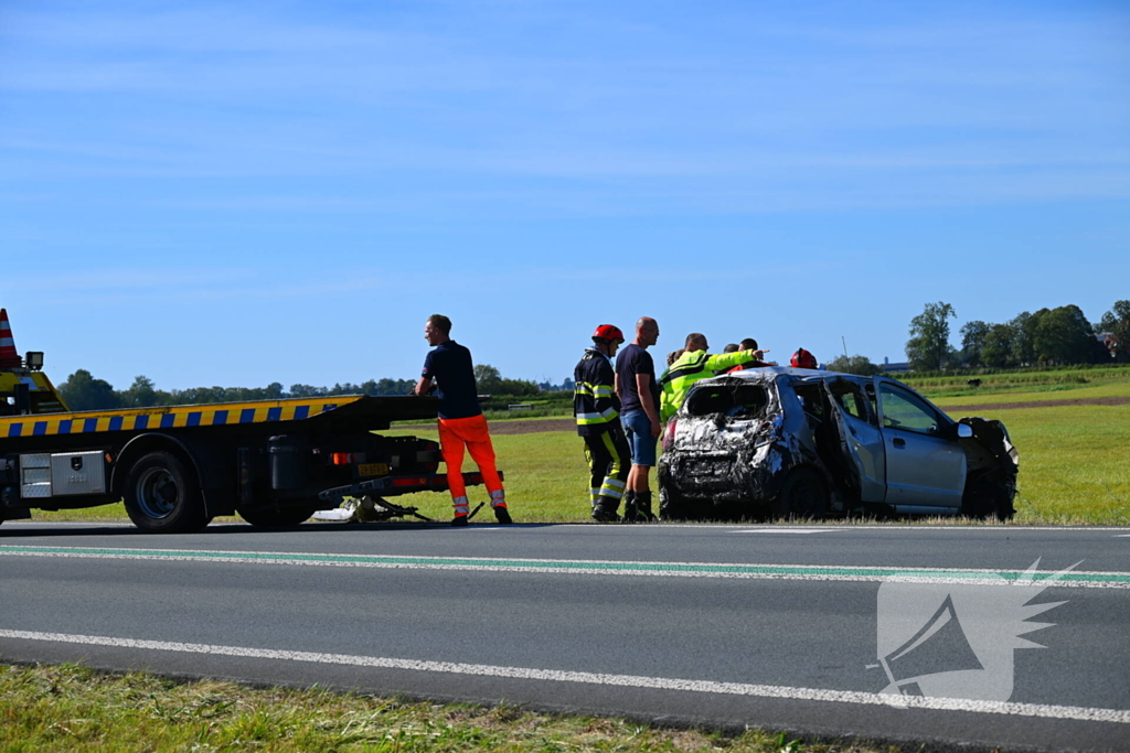 Hulpdiensten snel ter plekke na ongeval