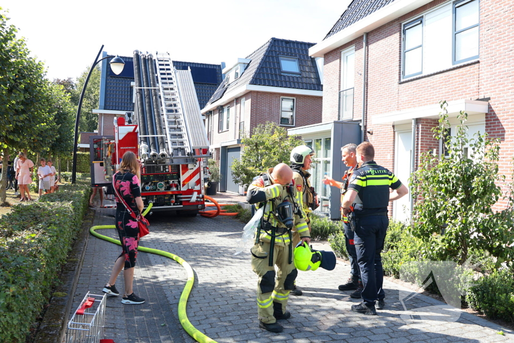 Brand in garage onder controle