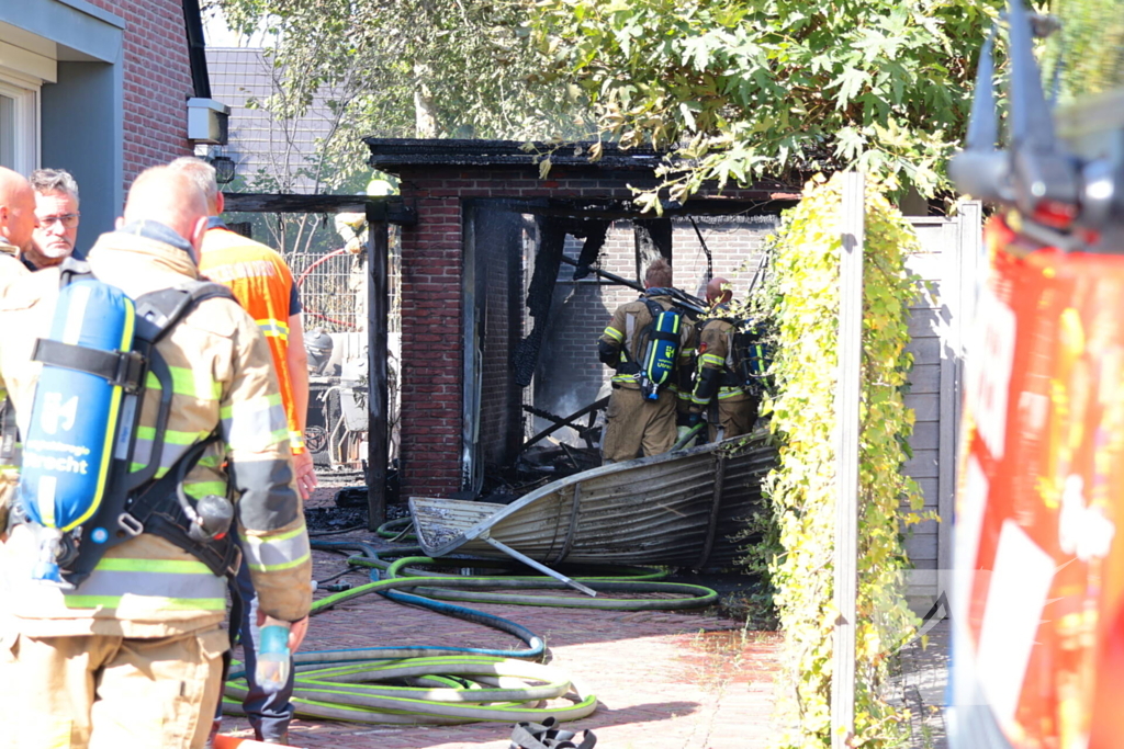 Brand in garage onder controle