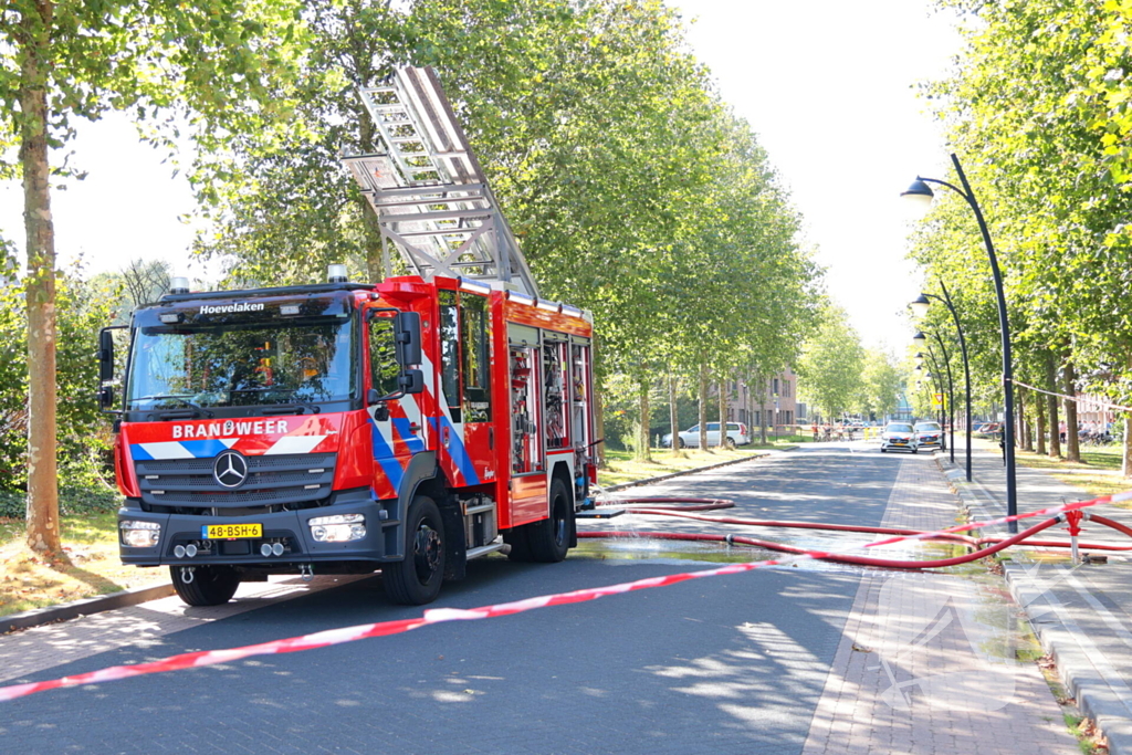 Brand in garage onder controle