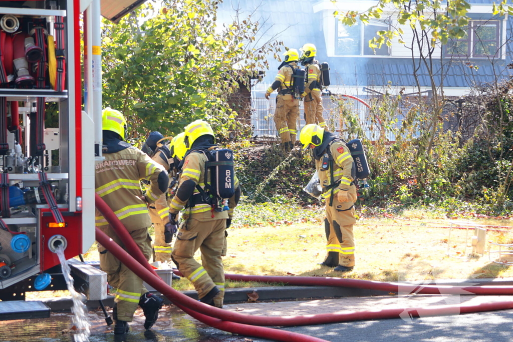 Brand in garage onder controle