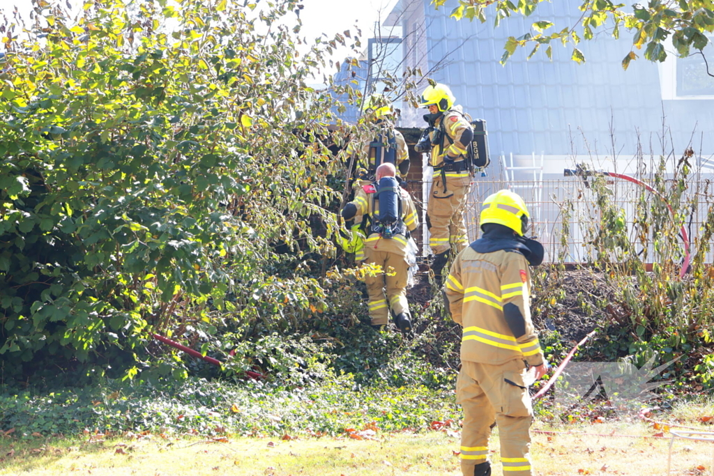 Brand in garage onder controle