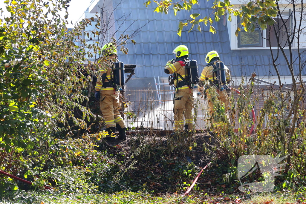 Brand in garage onder controle