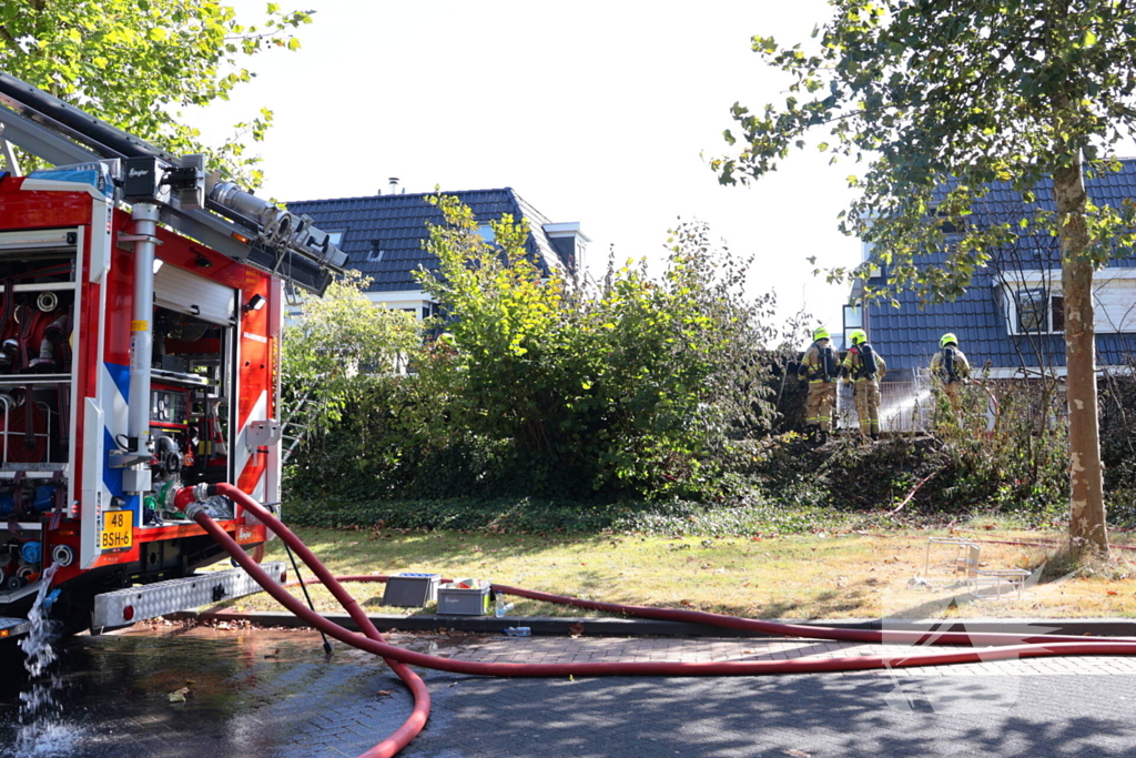 Brand in garage onder controle