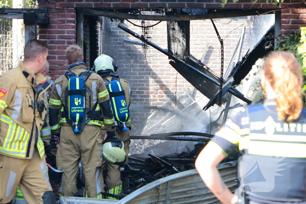 Brand in garage onder controle