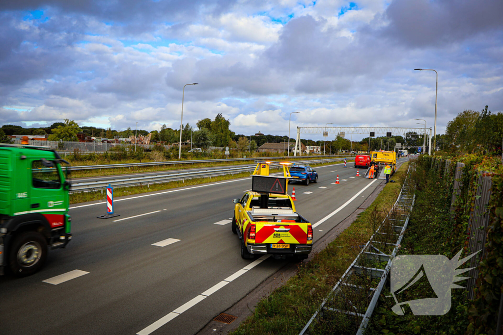 Ongeval met motorrijder zonder gewonden