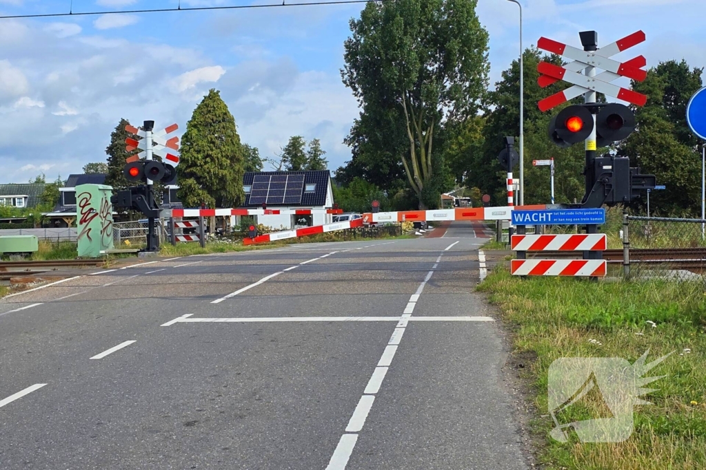 Spoorboom beschadigd: storing gemeld