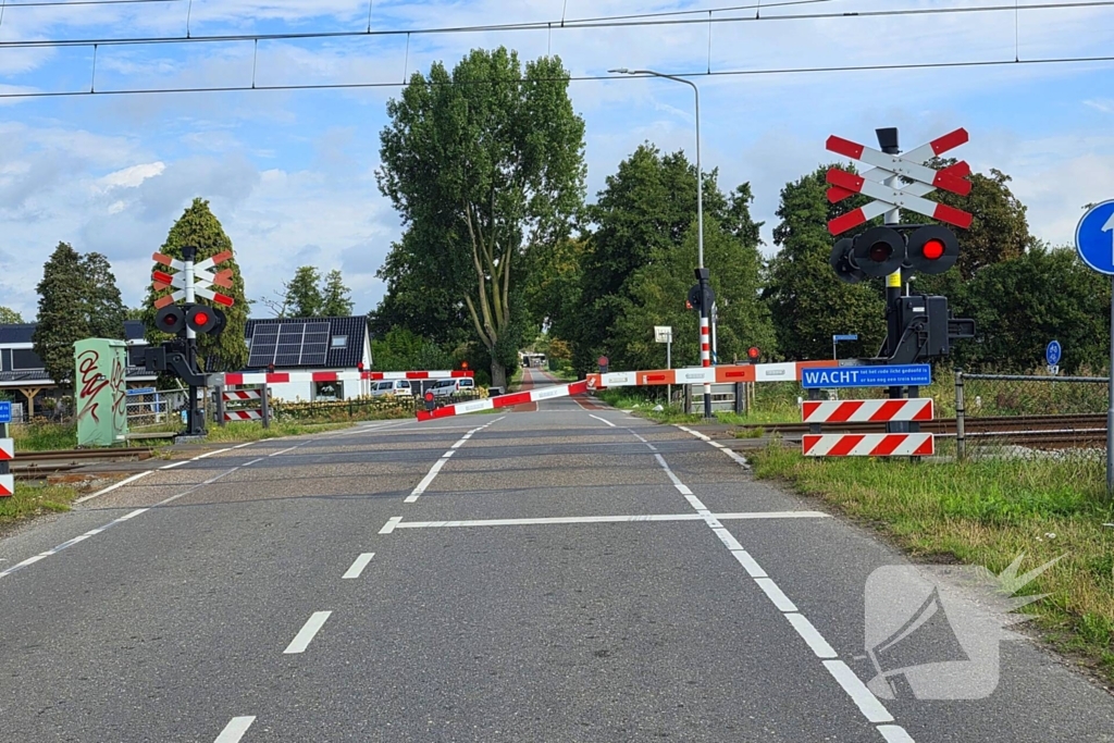 Spoorboom beschadigd: storing gemeld