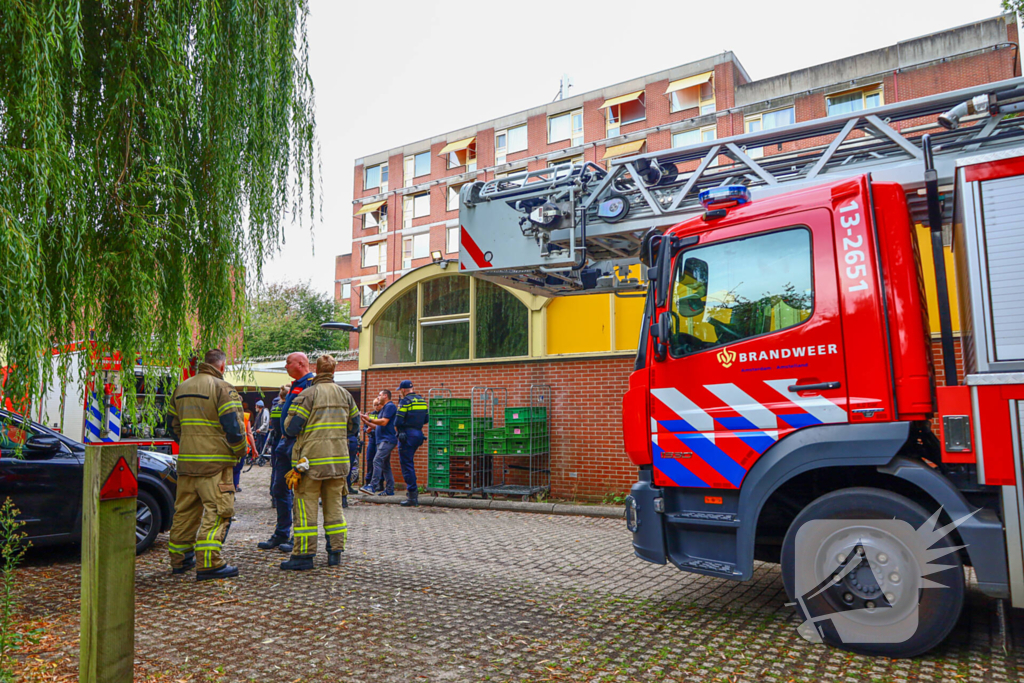 Brand leidt tot evacuatie in opvanghuis