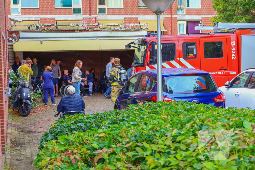 Brand leidt tot evacuatie in opvanghuis