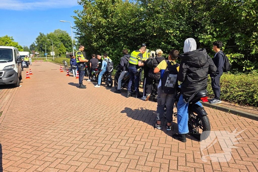 Fatbike gaat 50km tijdens controle, politie neemt er twee in beslag