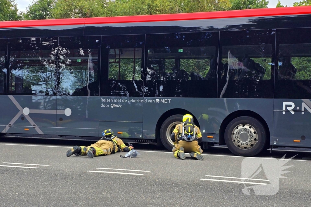 Rook in lijnbus leidt tot snelle brandweeractie