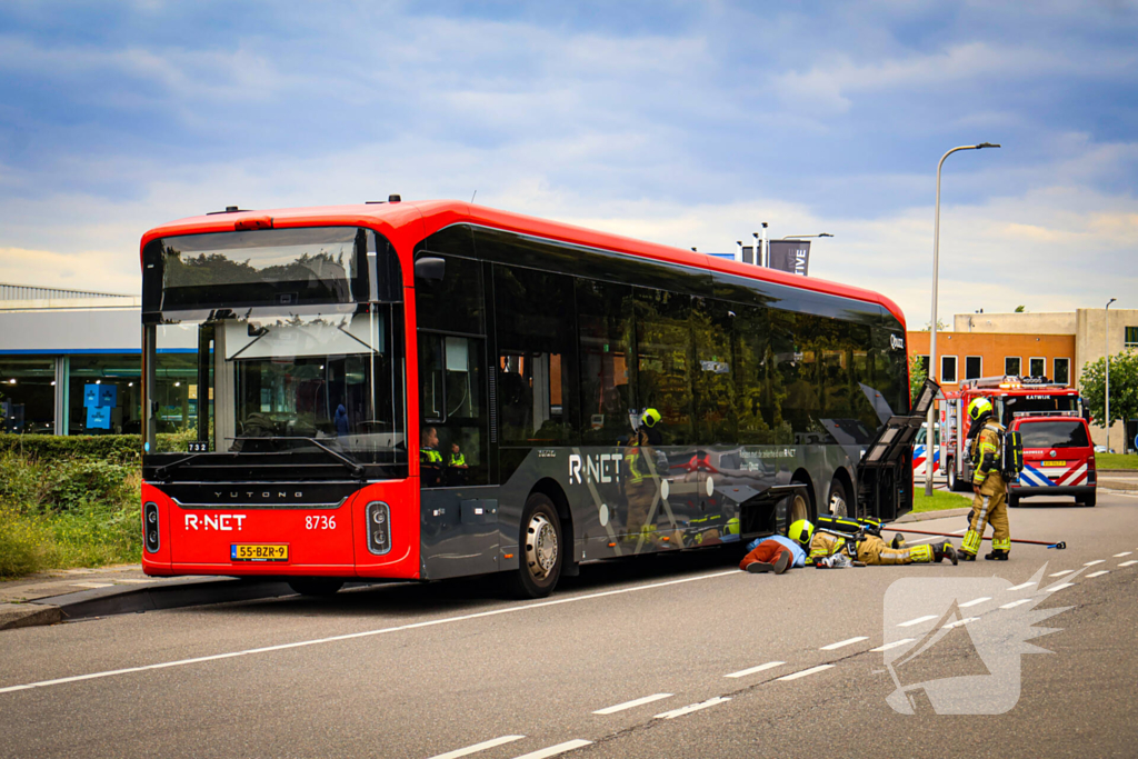 Rook in lijnbus leidt tot snelle brandweeractie