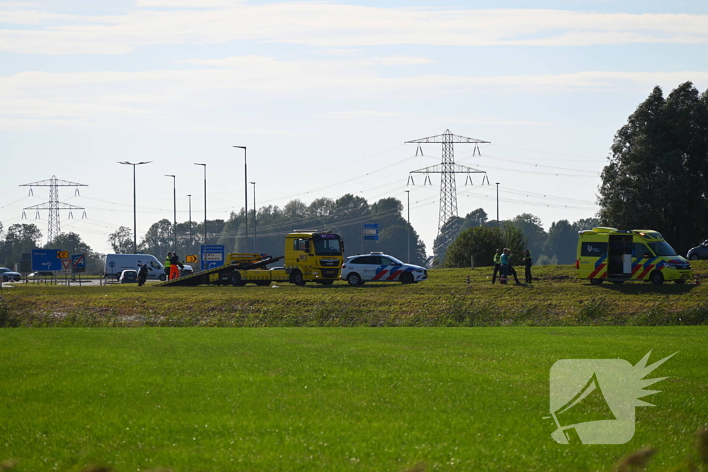 Motorrijder gewond bij ongeval
