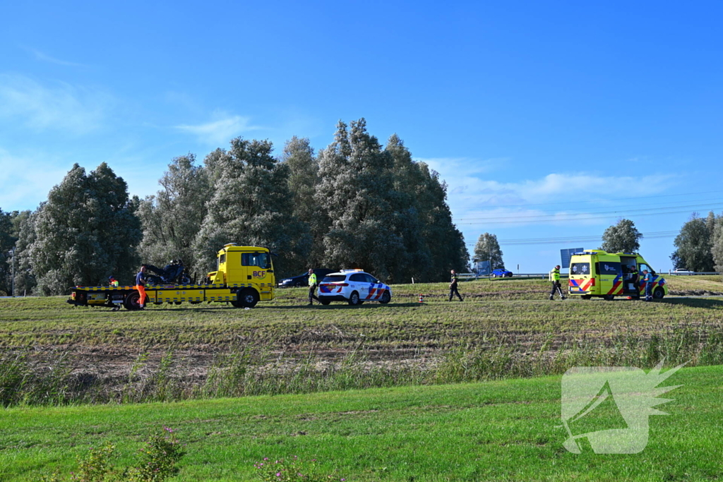 Motorrijder gewond bij ongeval