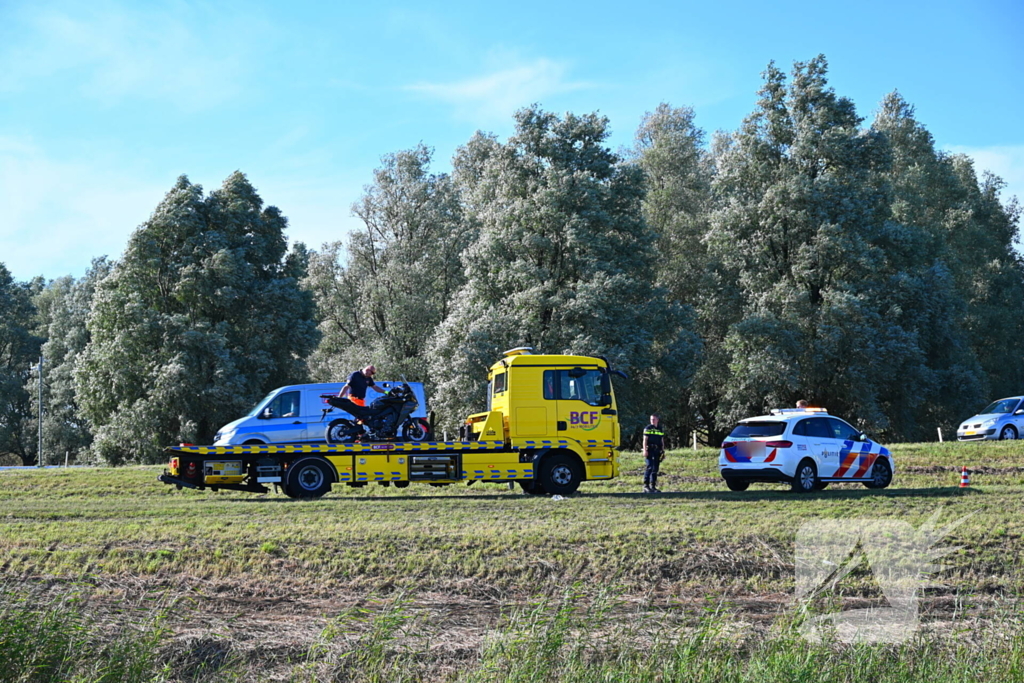 Motorrijder gewond bij ongeval