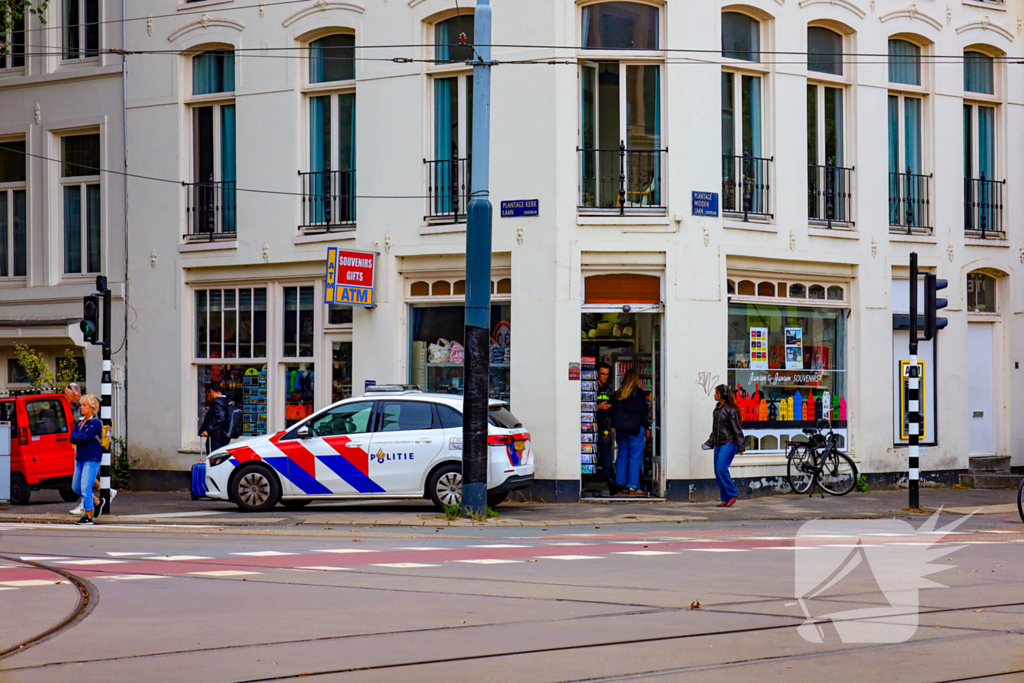 Overval op souvenirwinkel zonder gewonden