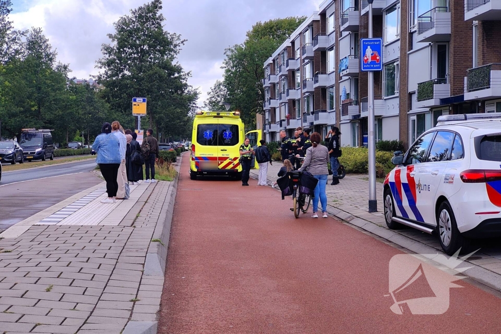 Botsing tussen scooter en voetganger