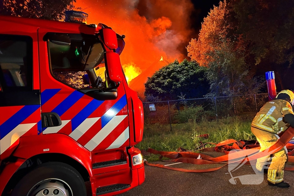 Grote nachtelijke brand