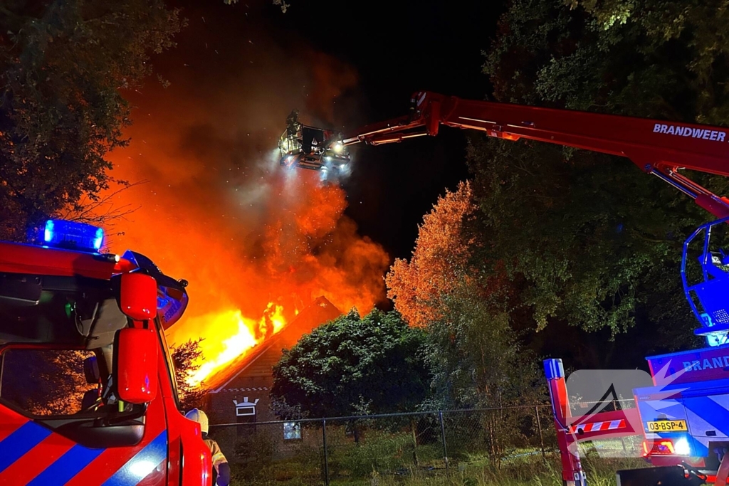 Grote nachtelijke brand