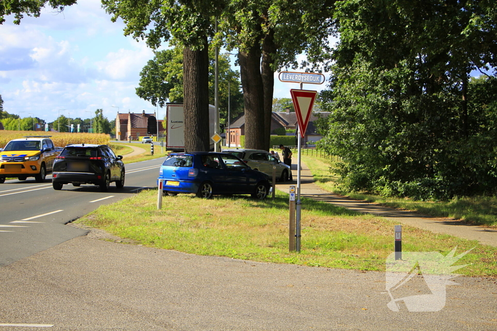 aanrijding leidt tot forse schade