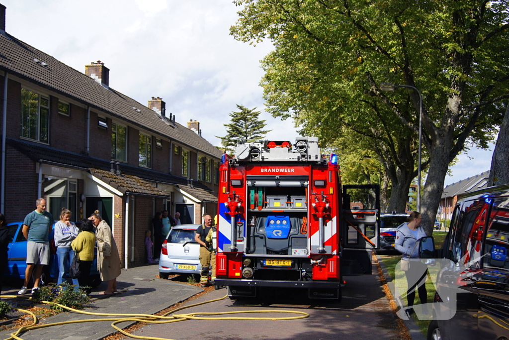 Pannetje vat vlam in keuken