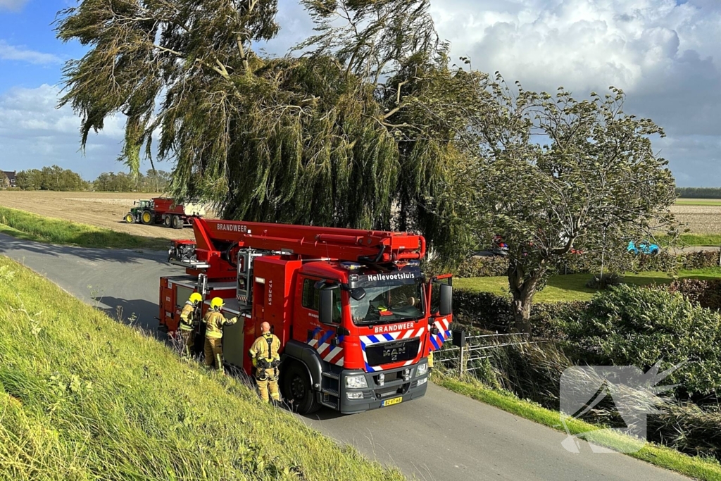 Brandweer ingezet bij gevaarlijke situatie