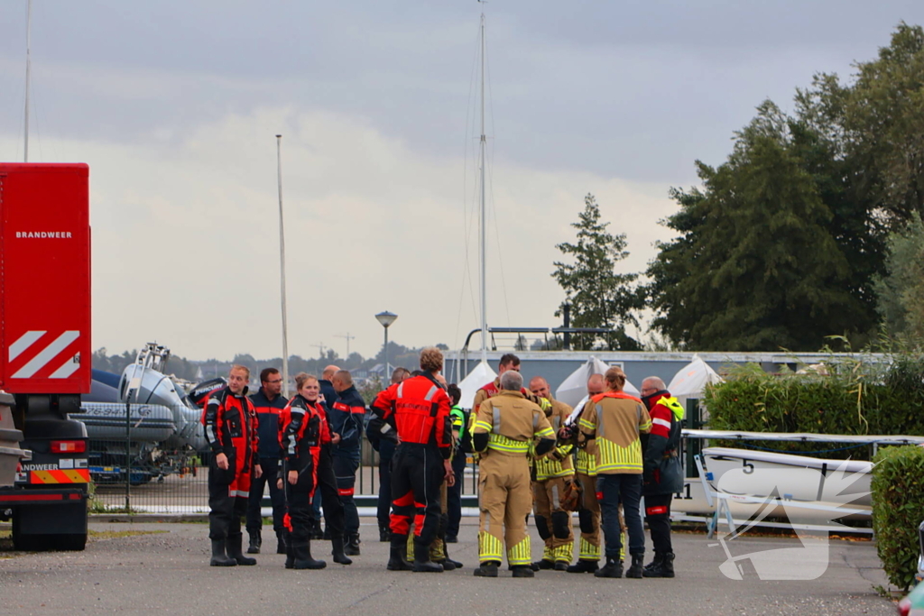 Grootschalige zoekactie op water naar persoon
