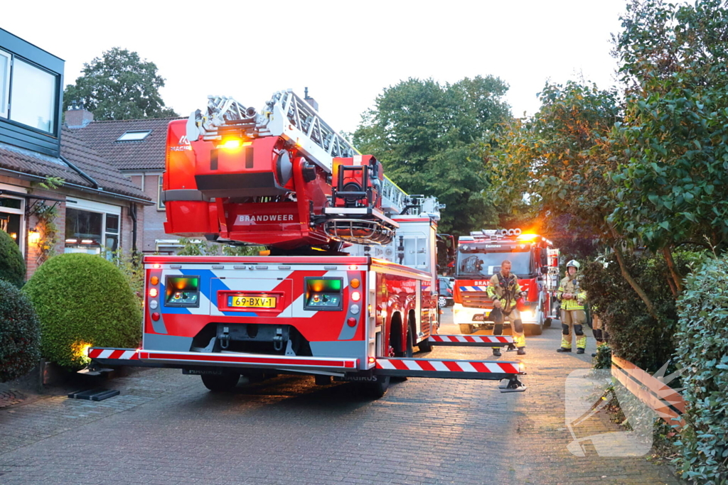 Schoorsteen los door stormachtig weer