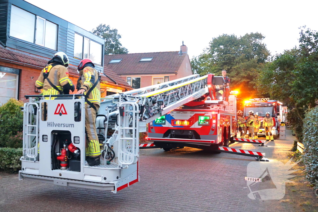 Schoorsteen los door stormachtig weer