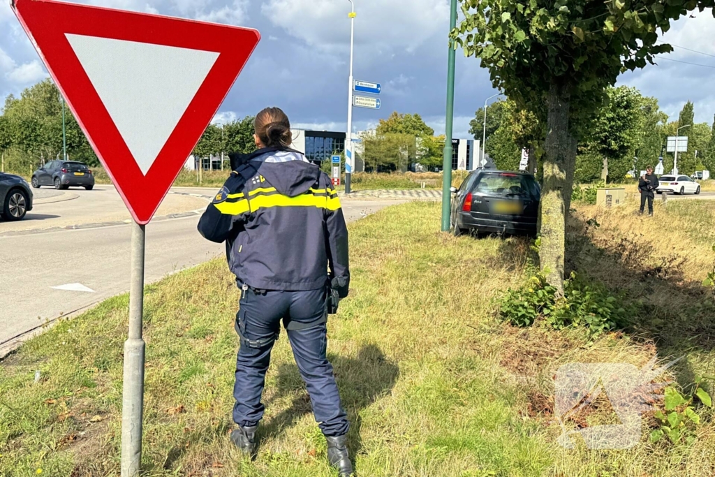Gestolen auto ontdekt na ongeval